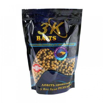 Зерновий мікс 3K Baits Горох (з коноплею) 800г