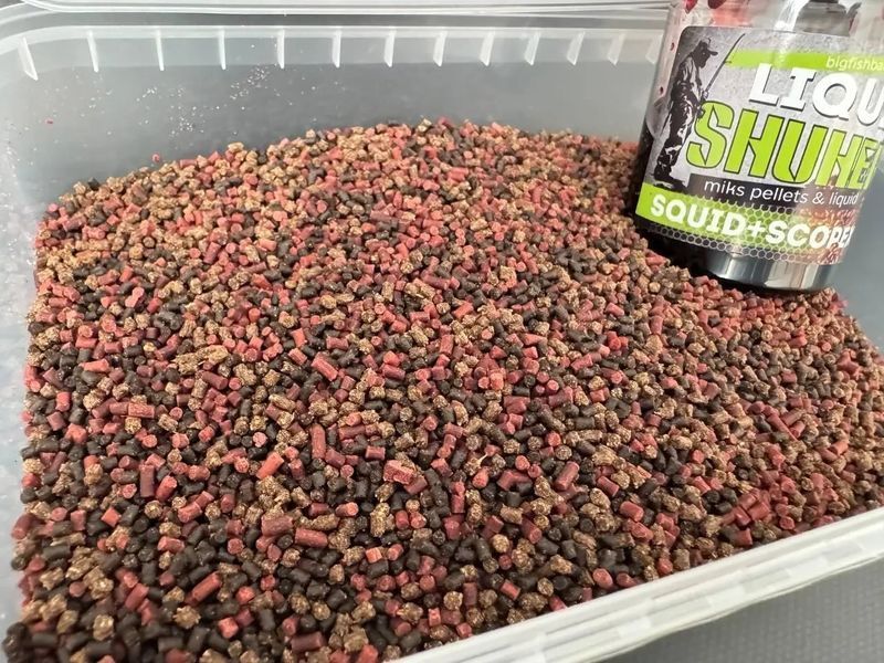 Метод мікс BigFishBait В наявності ліквід Shuher (squid В наявності scopex), 400 гр БФБмет03 фото
