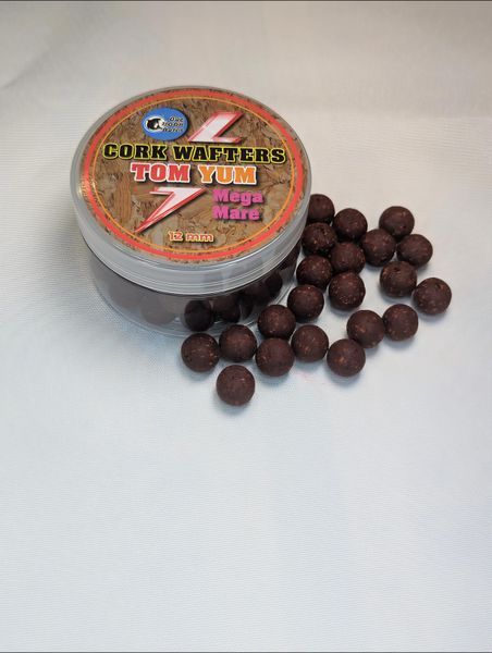 Насадкові бойли Cork Wafters One Hook Baits MEGA MARE Tom Yum 12 мм (40 г) 096 фото