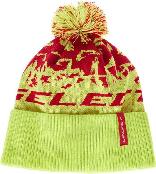 Шапка Select Pompon Hat 56 Yellow Red