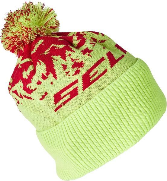 Шапка Select Pompon Hat 56 Yellow Red