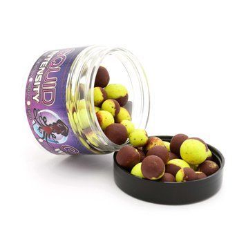 Бойли вафтерс Trinity baits Squid Game Intensity 10-12-14mm 45г флюро