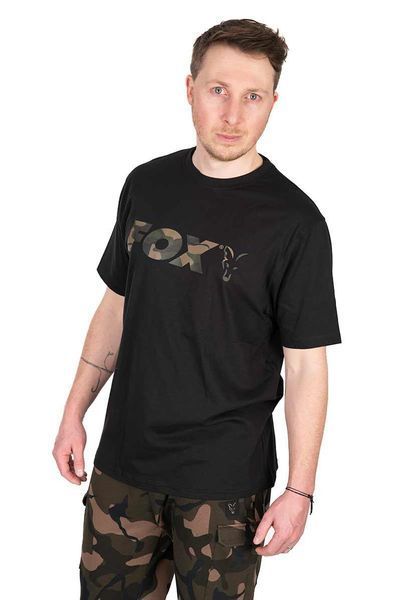 Футболка Fox Black / Camo Logo T size S CFX285 фото