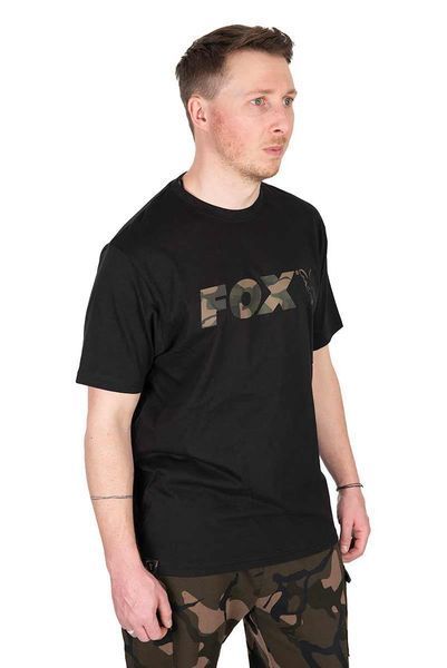Футболка Fox Black / Camo Logo T size S CFX285 фото