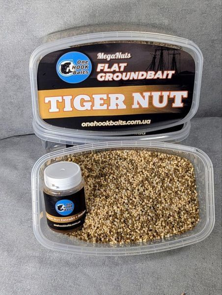 Метод-мікс One Hook Baits Flat Groundbait Tiger Nut 400g