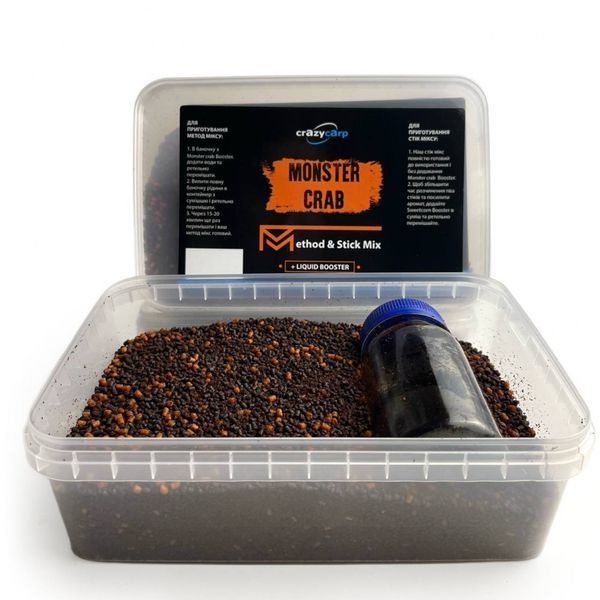 Метод-Стік-Мікс CrazyCarp Monster Crab (монстер краб) 400g MSMMC400 фото