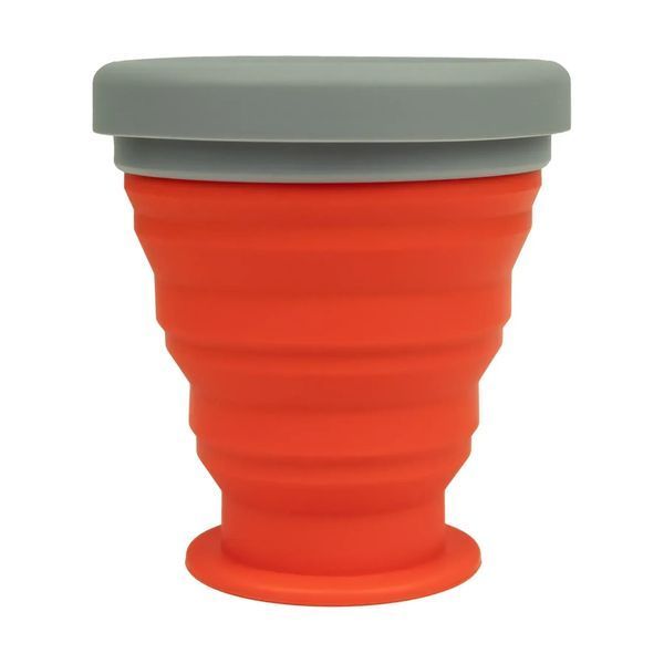 Стакан складний силіконовий 200 мл terracota Tribe TFF-0001 T-FF-0001-terracota фото