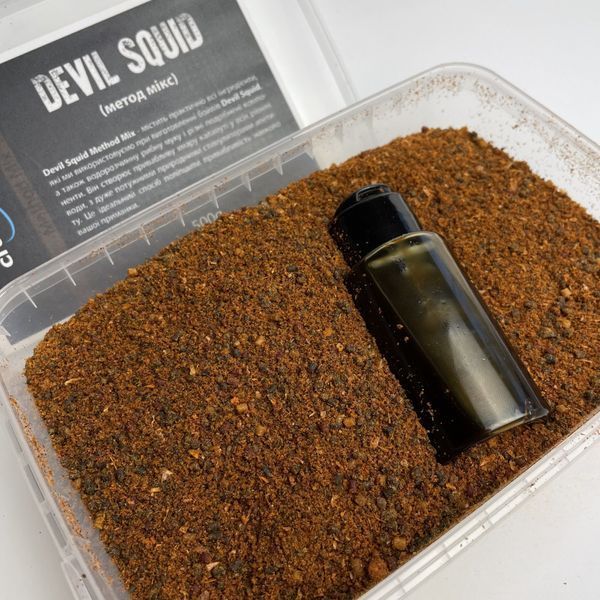 Метод Мікс CrazyCarp Devil Squid (диявольський кальмар) 400g MMIXDS400 фото