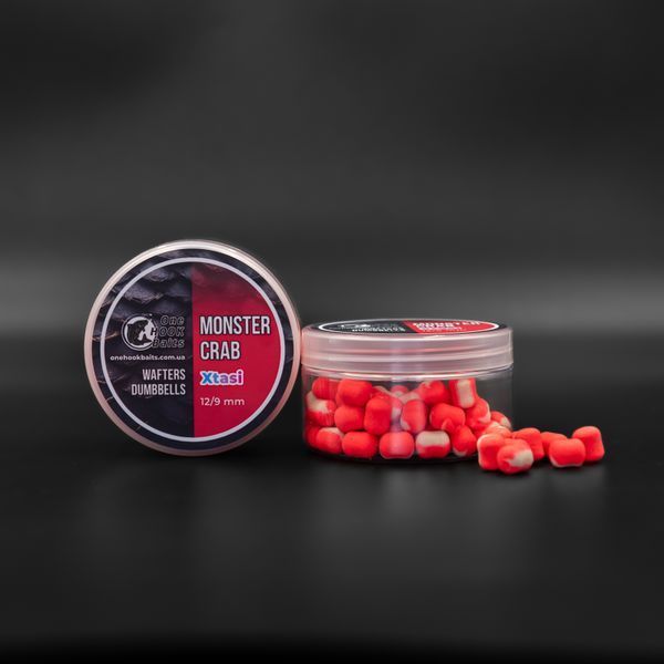 Wafters Dumbbells Xtasi 12/9 мм &mdash; Monster Crab