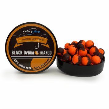 Бойли вафтерс CrazyCarp Black Opium & Mango (чорний опіум та манго) - 10 мм