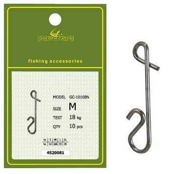 Застібка Golden Catch безвузлова 1010BN №M (10шт)