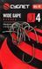 Гачки Cygnet Wide Gape Hooks Size 4 (Barbed)