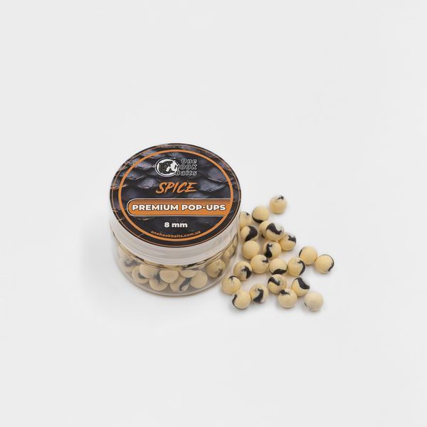 Бойли premium Pop-Up One Hook baits Spice 8мм 2598328828 фото