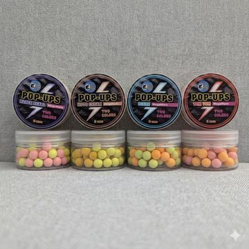 Насадки Pop-Ups Two Colours 8 mm One Hook Baits